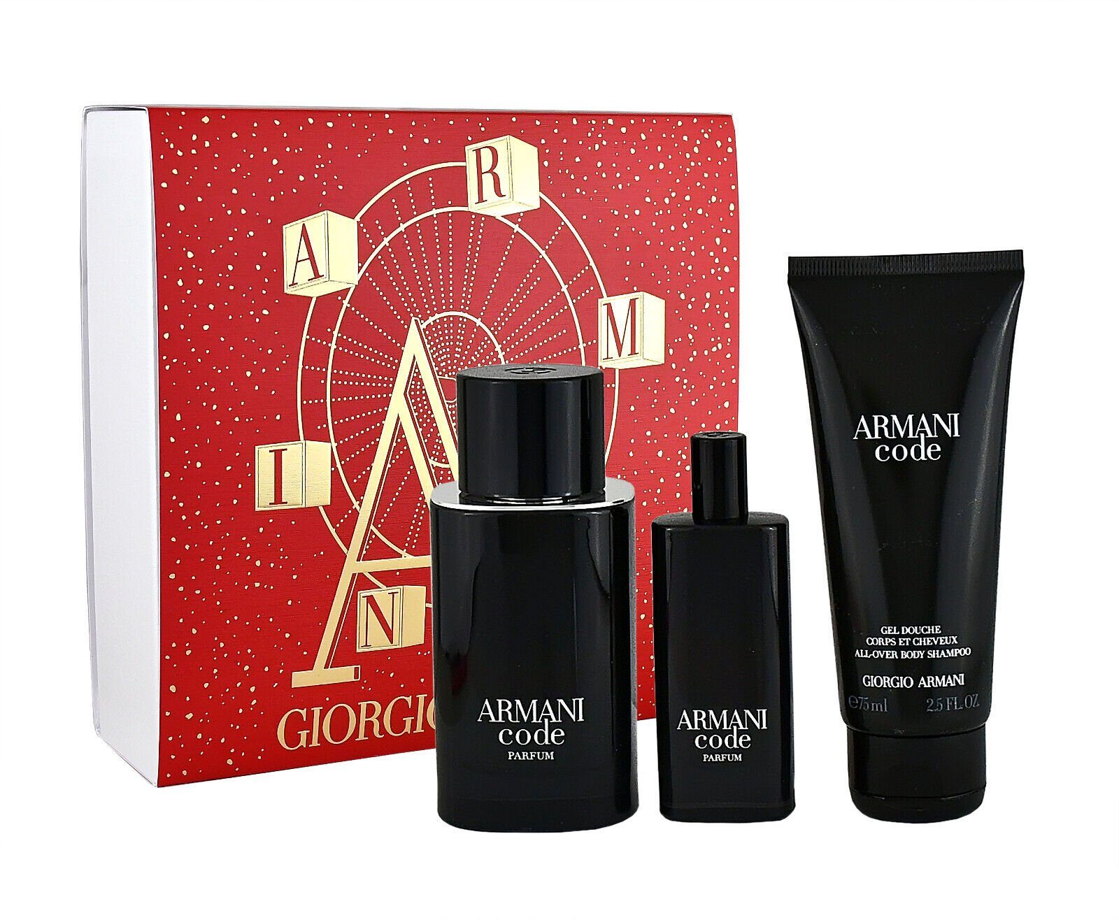 + EDP Parfum 75ml ASB Duft-Set Armani 75ml Giorgio Le Armani + EDP Code 15ml