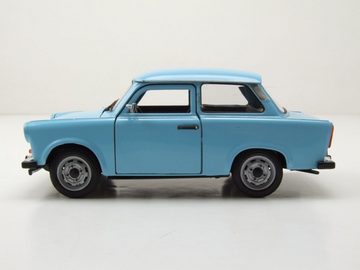 Welly Modellauto Trabant 601 Trabbi himmelblau Modellauto 1:24 Welly, Maßstab 1:24