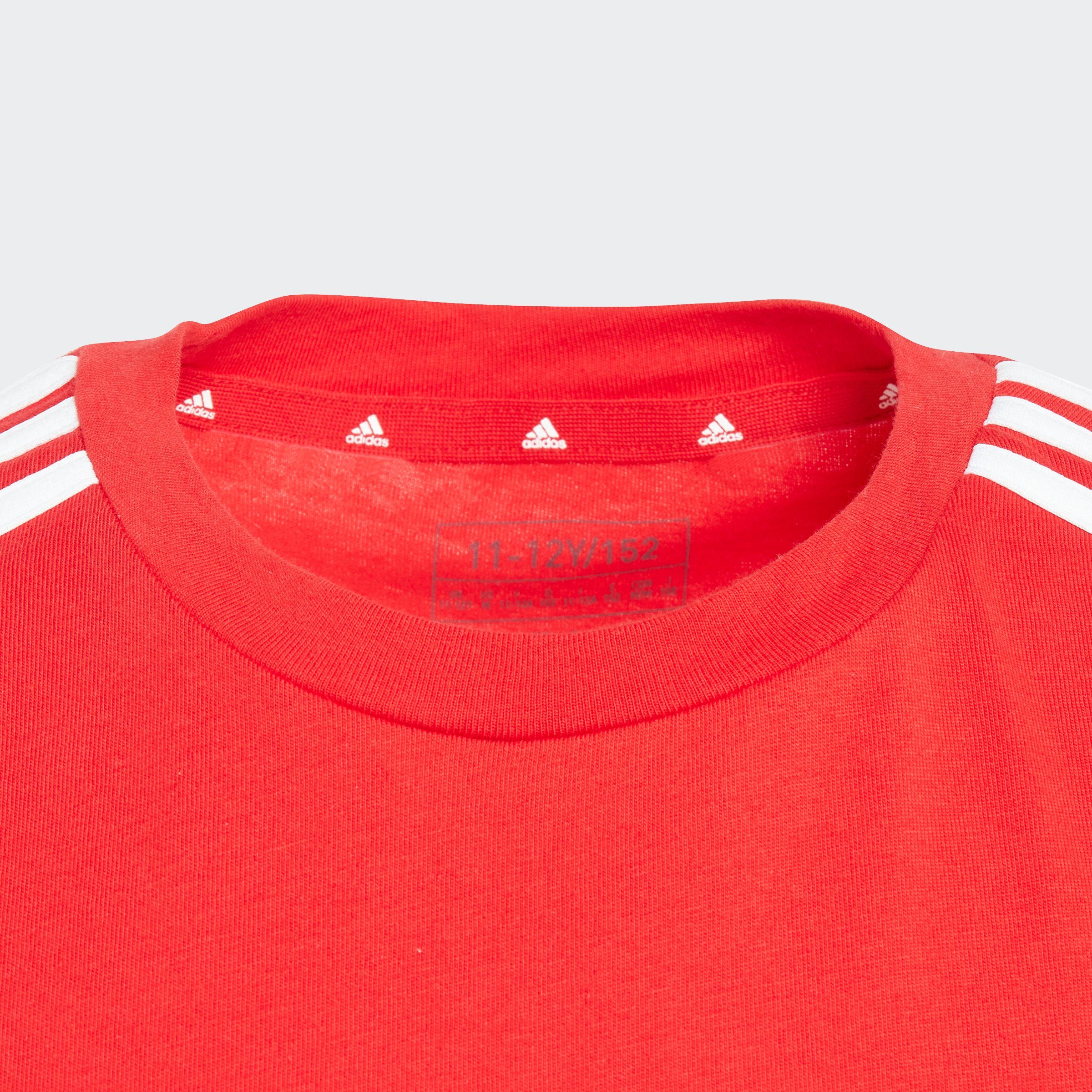 KIDS COTTON Sportswear 3-STREIFEN / Black TIBERIO adidas COLORBLOCK Scarlet Better T-Shirt White /