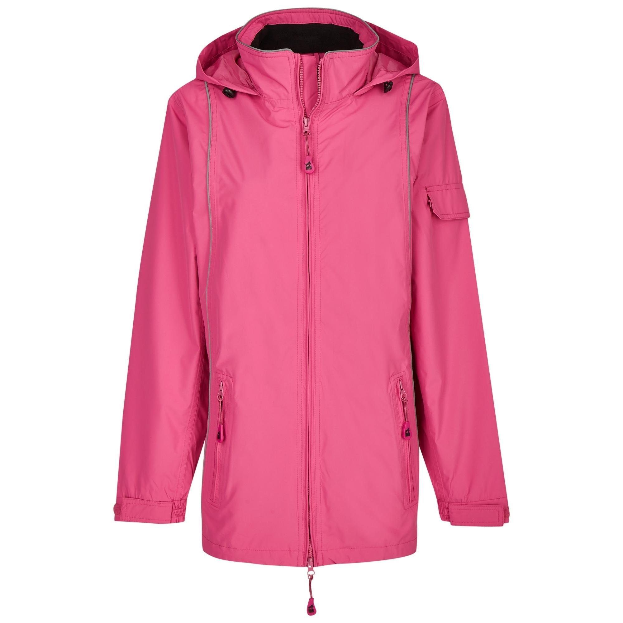 Heinen Damen winddicht Michael wasserdicht, pink Regenjacke