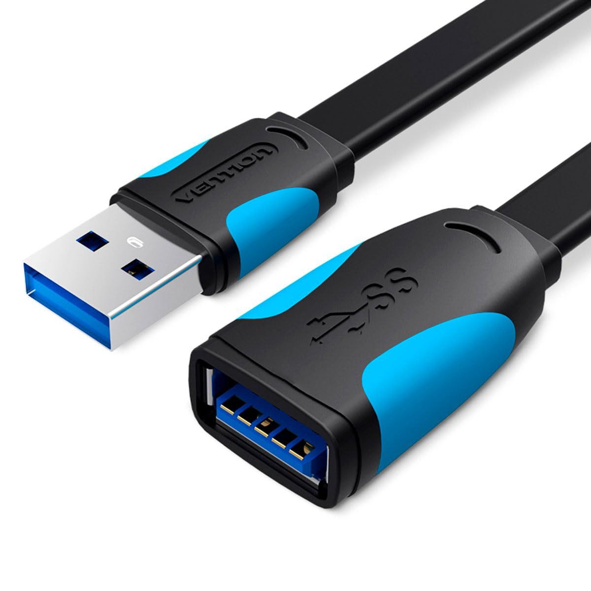 VENTION Verlängerungskabel USB 3.0 Stecker auf Buchse USB-Kabel, (50 cm)