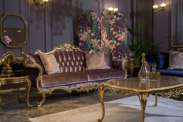 JVmoebel Wohnzimmer-Set, Luxus Sofagarnitur 3+3+1+1 Sitzer Couchtisch Beistelltisch Sofa