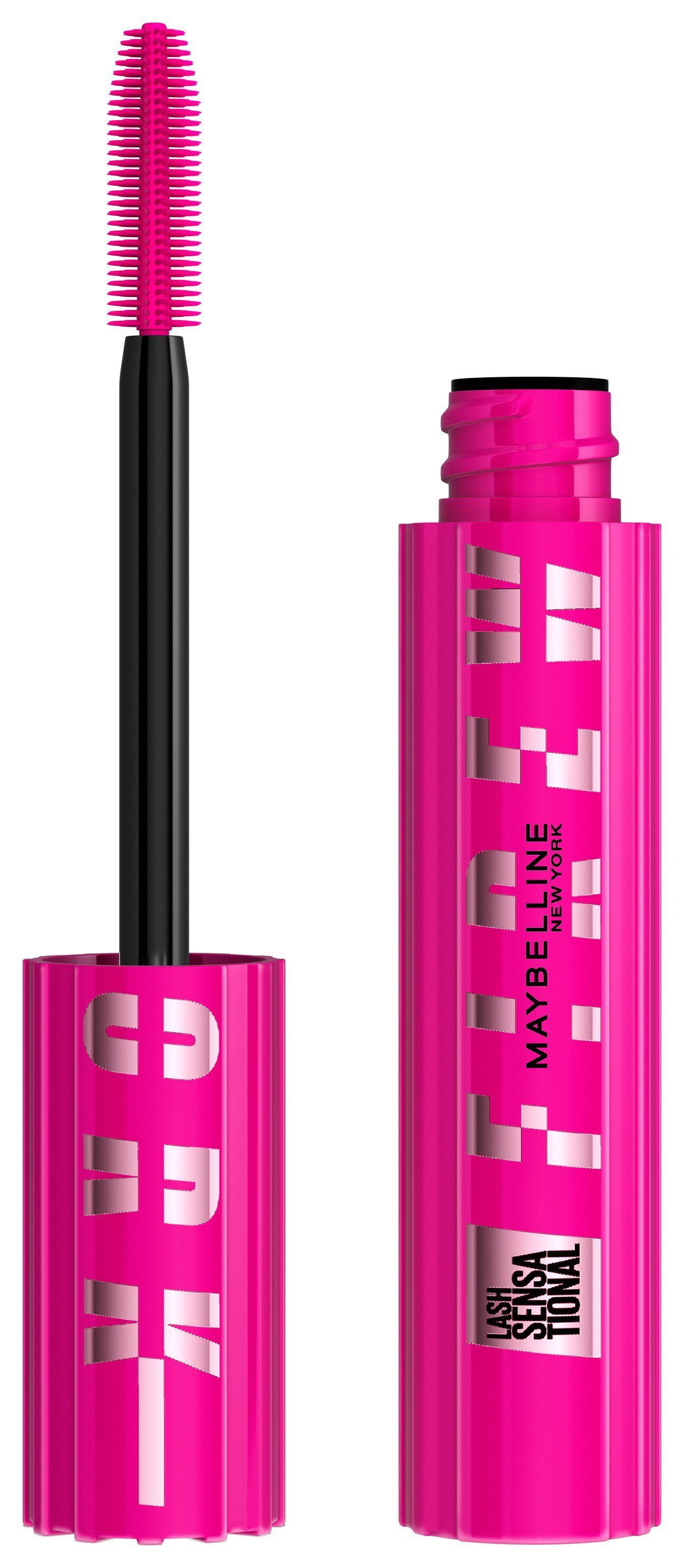 MAYBELLINE NEW YORK Mascara LASH SENSATIONAL FIREWORK MASCARA, superstarke Spiralbürste für Wimpern wie ein Feuerwerk