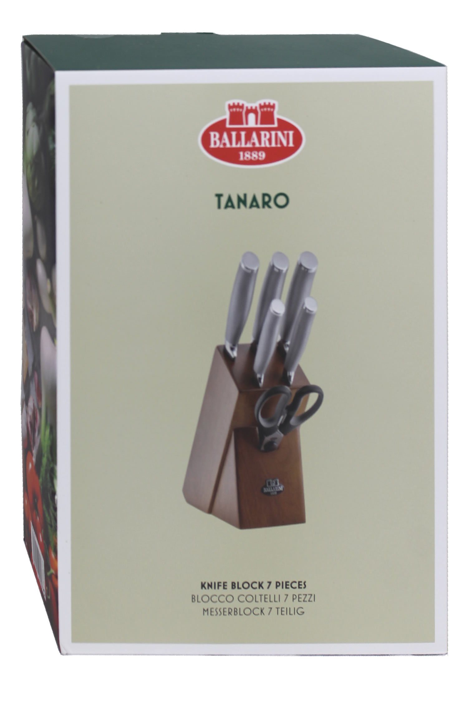 BALLARINI Messerblock TANARO 18560-007 Messerblockset 7-tlg, Natur