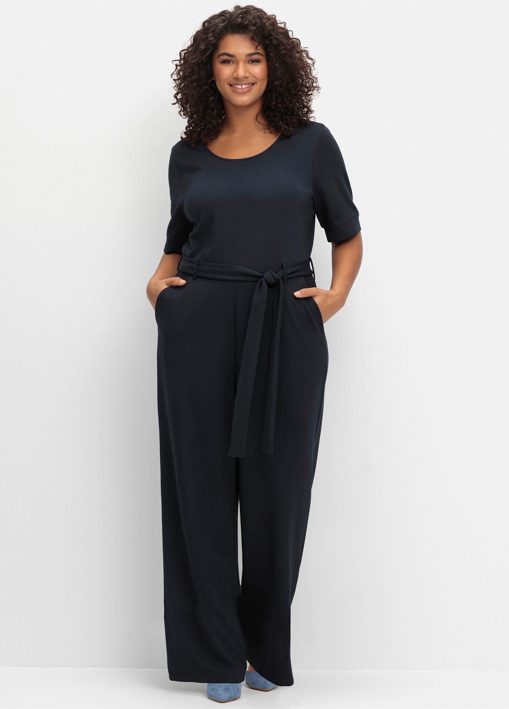sheego by Joe Browns Jumpsuit Jumpsuit . Innenbeinlänge ca. 70 cm günstig online kaufen