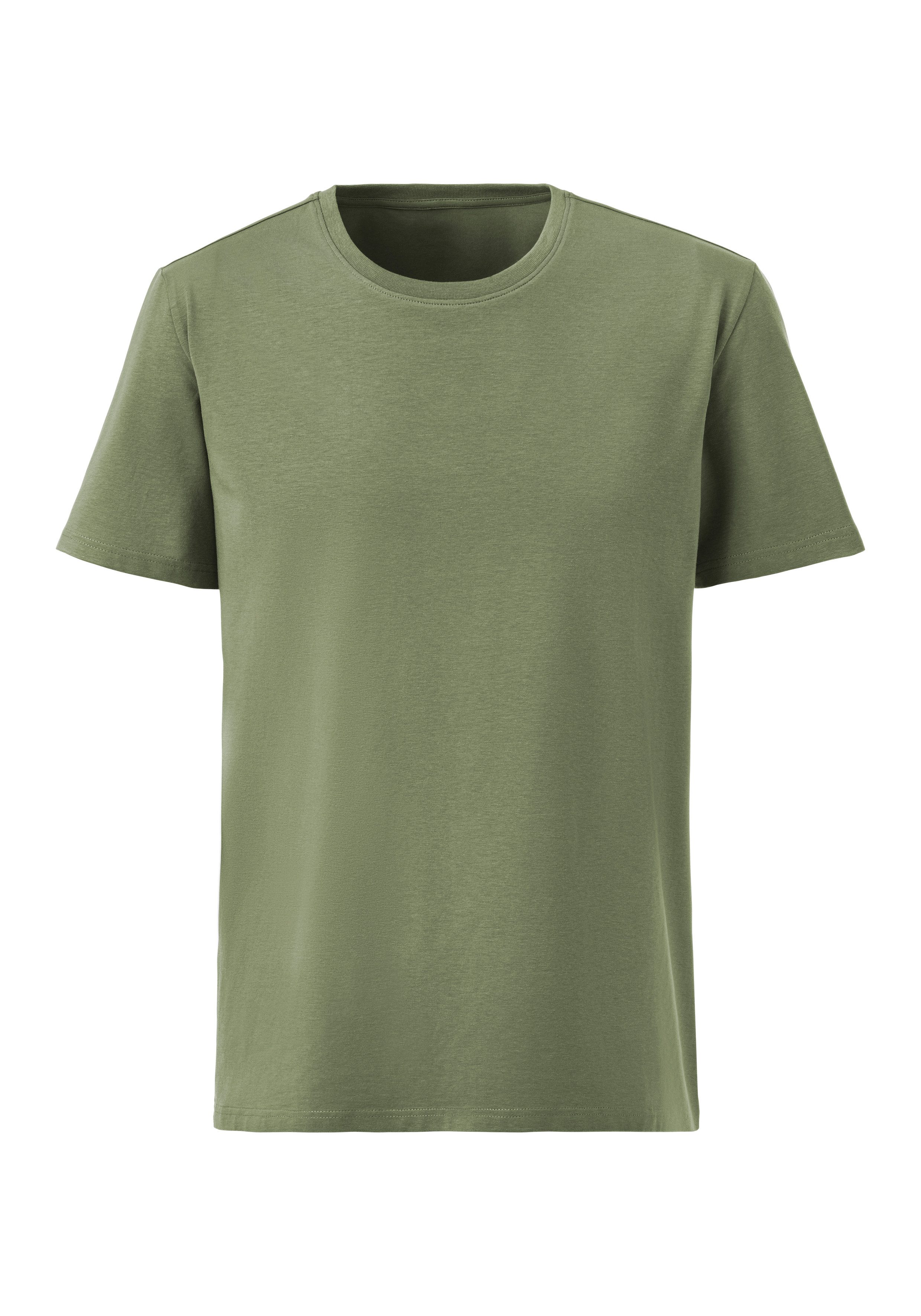 John Devin T-Shirt mit Slub-Garn Struktur günstig online kaufen
