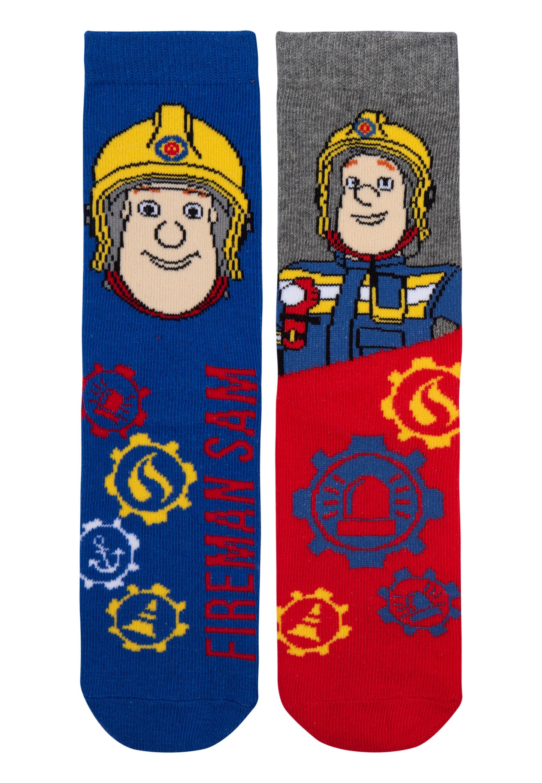 United Labels® Socken Feuerwehrmann Sam Socken für Jungen - Sneaker Söckchen (5er Pack)
