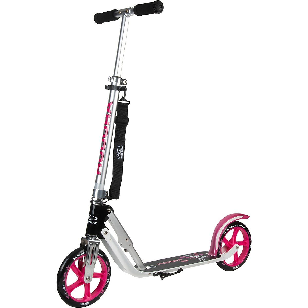 Hudora Cityroller HUDORA Big Wheel 205 RX Pro, pink/schwarz