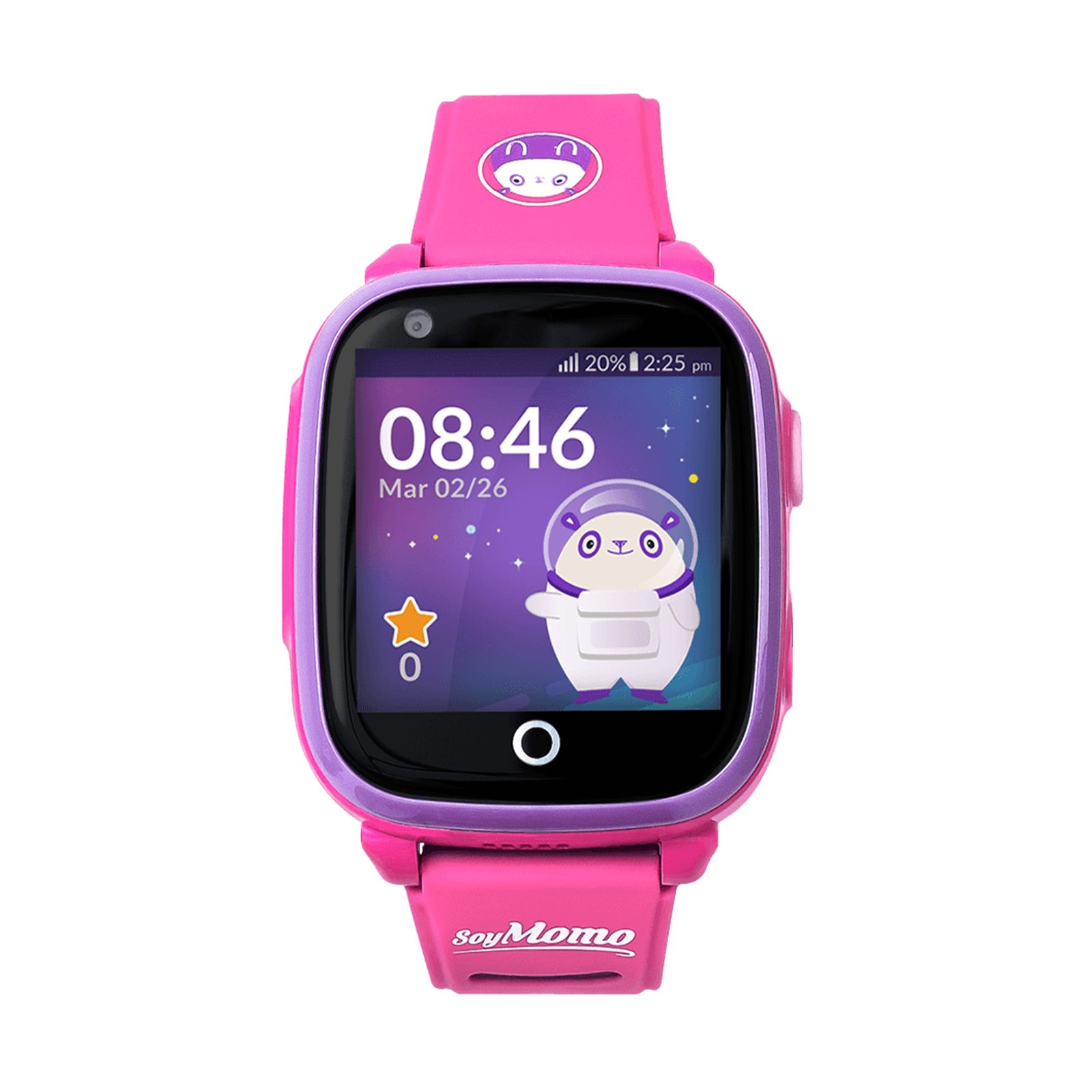 Soymomo Smartwatch, Space 4G: Die pinke Smartwatch für Kinder, Space 4G: Die pinke Smartwatch für Kinder