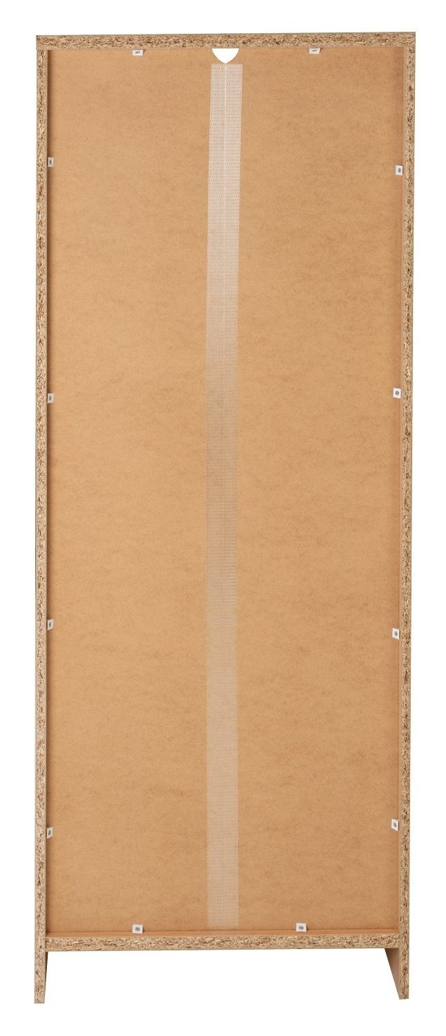 54 148 cm, Bücherregal Buchedekor Einlegeböden cm, H OPTIMUS, braun, 1-tlg., B 4 Regal