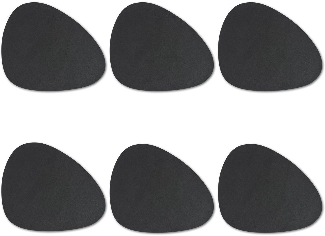 Zeller Present Platzset, (6-St), Kunstleder, abwischbar