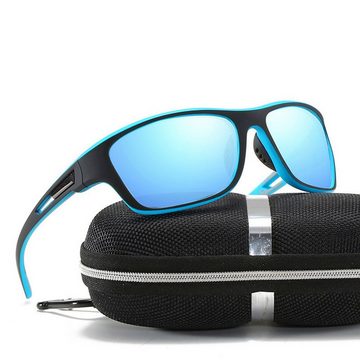 FIDDY Sonnenbrille Polarisierte Unisex-Sonnenbrille, bunte Filmserienbrille (1-St) Outdoor-Fahrradbrille, Staubdichte Fahrradbrille