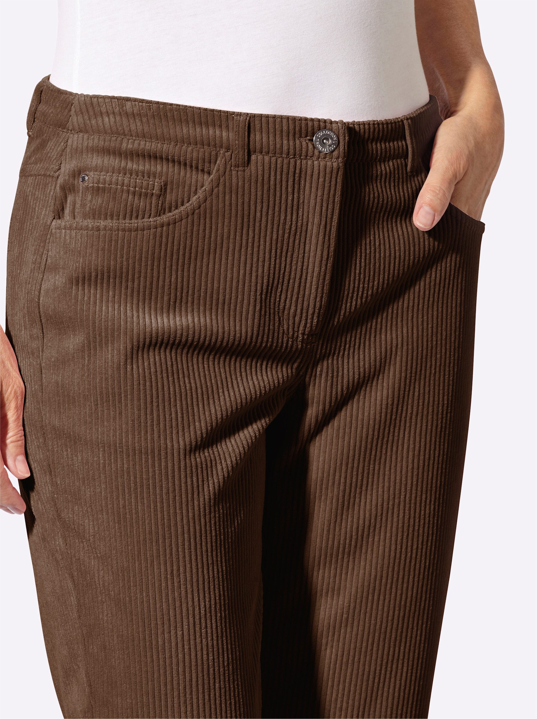 Witt Jerseyhose Cord-Hose komfortabel – Bild 5 von 5