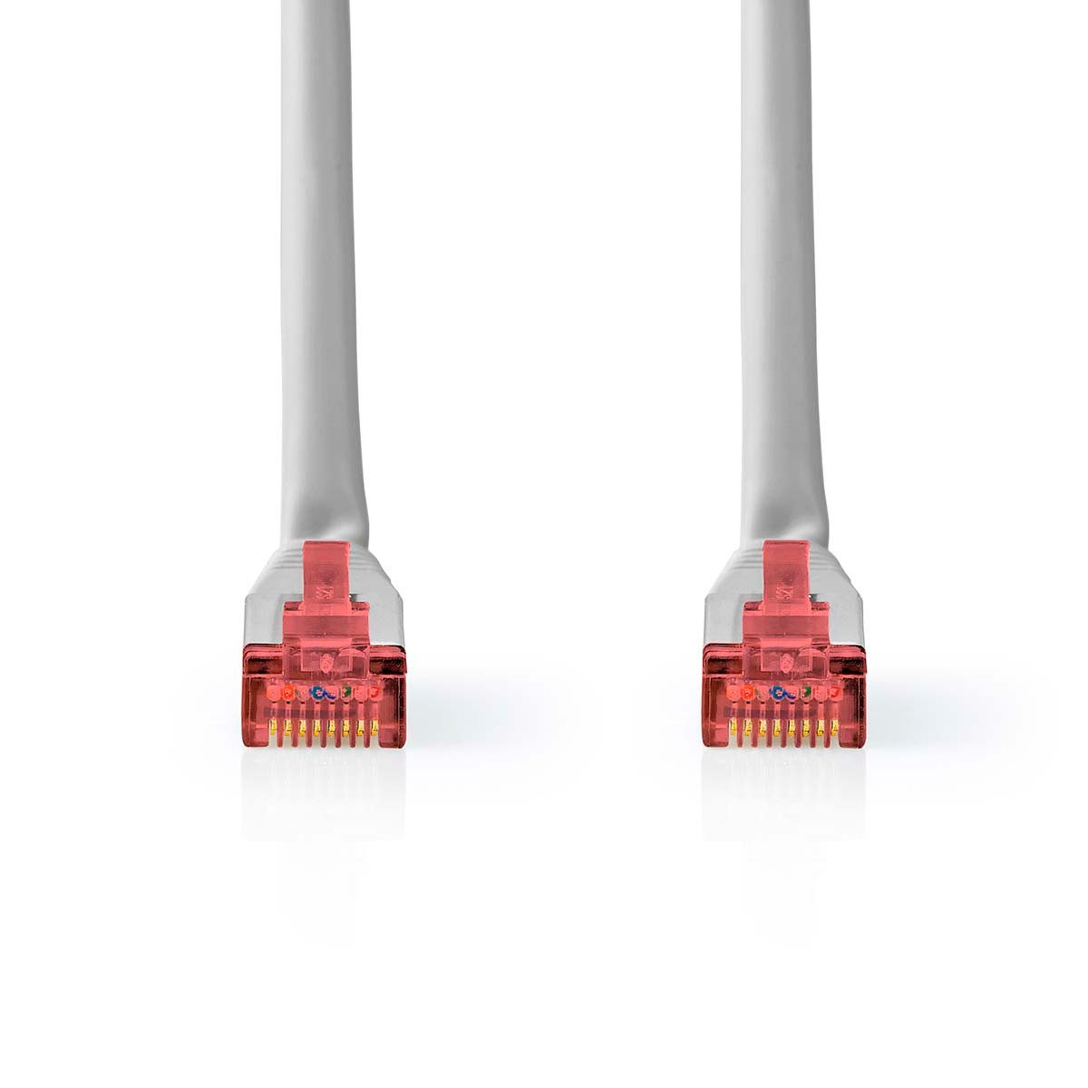Nedis CCGL85220GY100 Netzkabel, Netzwerkkabel, CAT6, 10m, doppelt geschirmt, für Gigabit