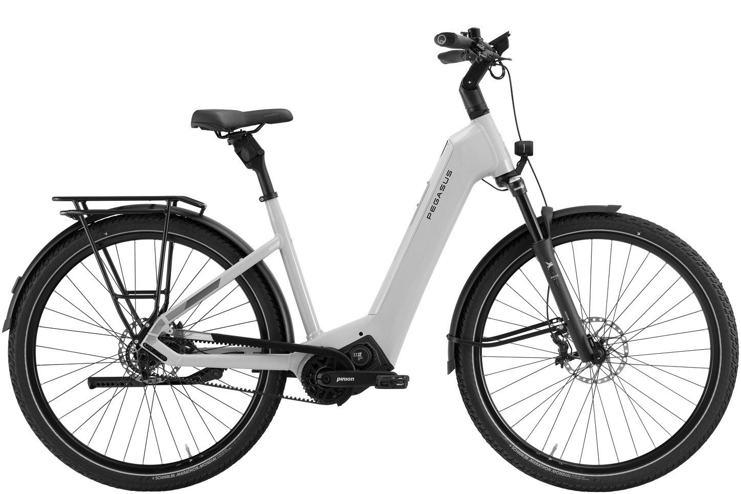 Pegasus E-Bike Pegasus Estremo EVO 12 Lite 800 Wh Damen grau 2026, 12 Gang Formula ECL-52, Getriebeschaltung, Pinion MGU E1.12, 800 Wh