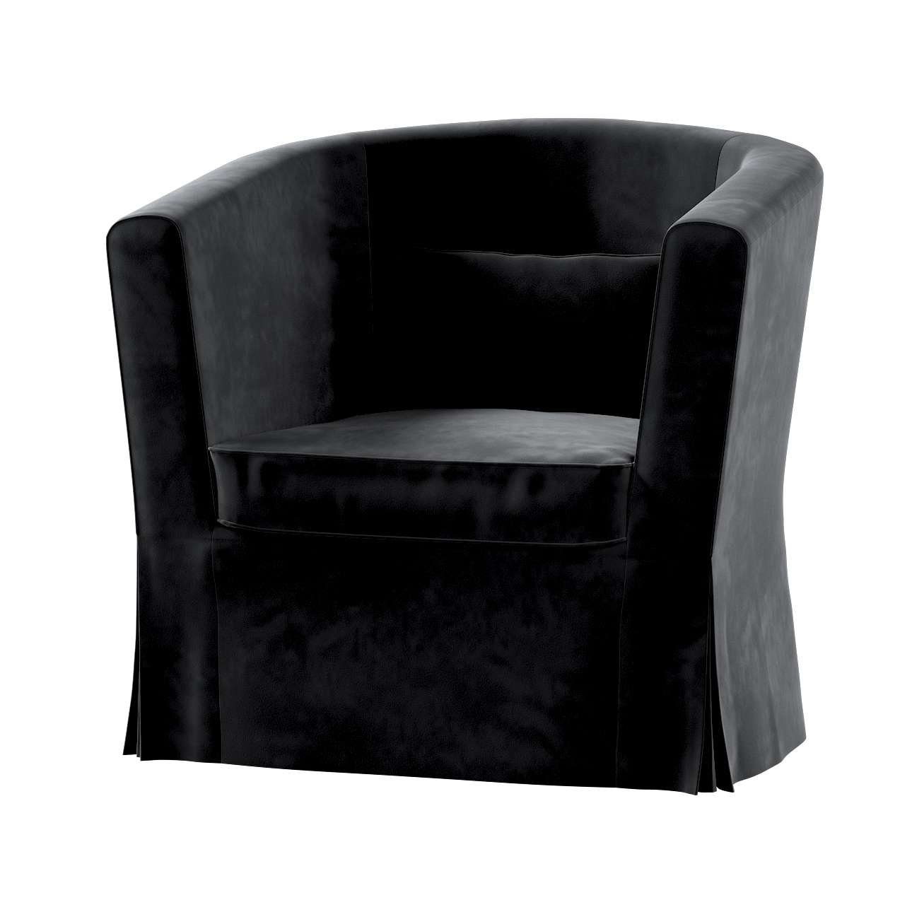 Sofahusse Ektorp Tullsta Sessel, Velvet, Dekoria schwarz