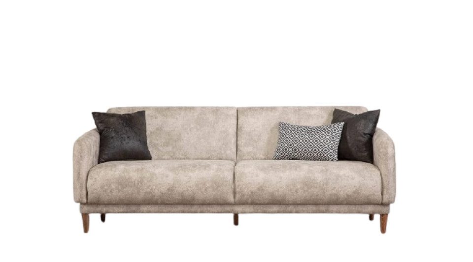 3-Sitzer 3-Sitzer Sofa für das Wohnzimmer mit modernem Textilbezug