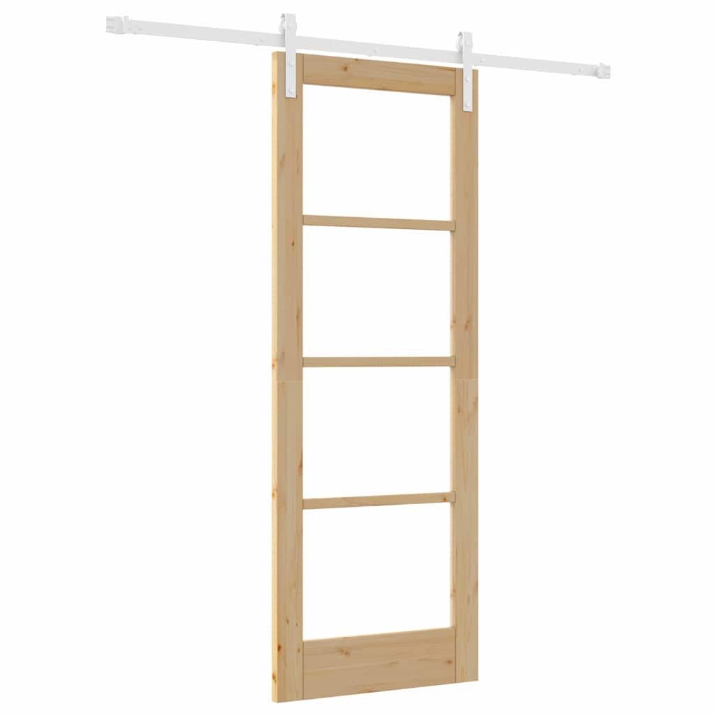 vidaXL Haustür Schiebetür ORKDAL Natur 73,5 x 198,5 cm (1-St)