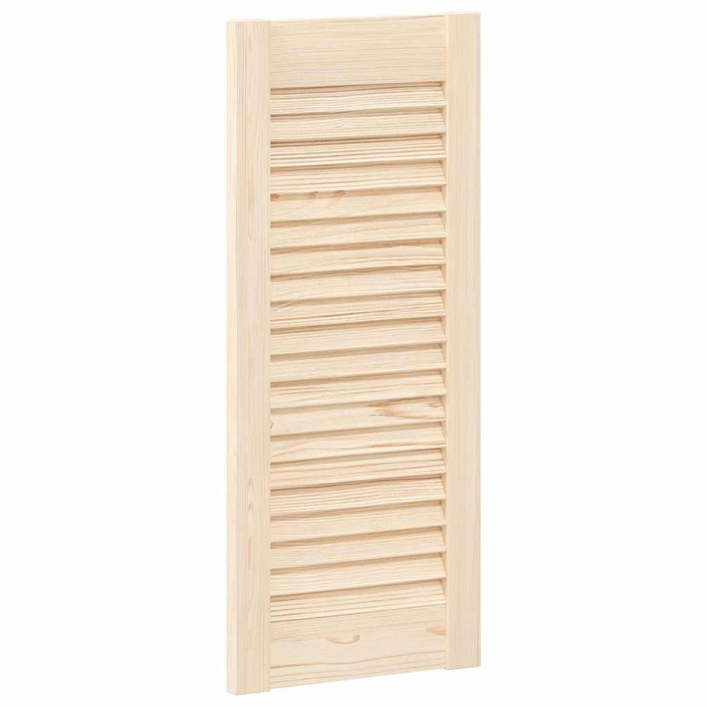 vidaXL Schranktür Schranktür Lamellen-Design 69x29,5 cm Massivholz Kiefer (1 St)