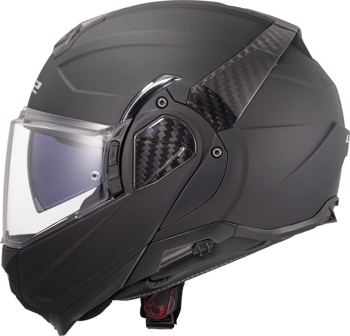 LS2 Motorradhelm FF910 Advant II Klapphelm, vorbereitet für Kommunikationssystem,Notfallsystem-Polsterung (EQ