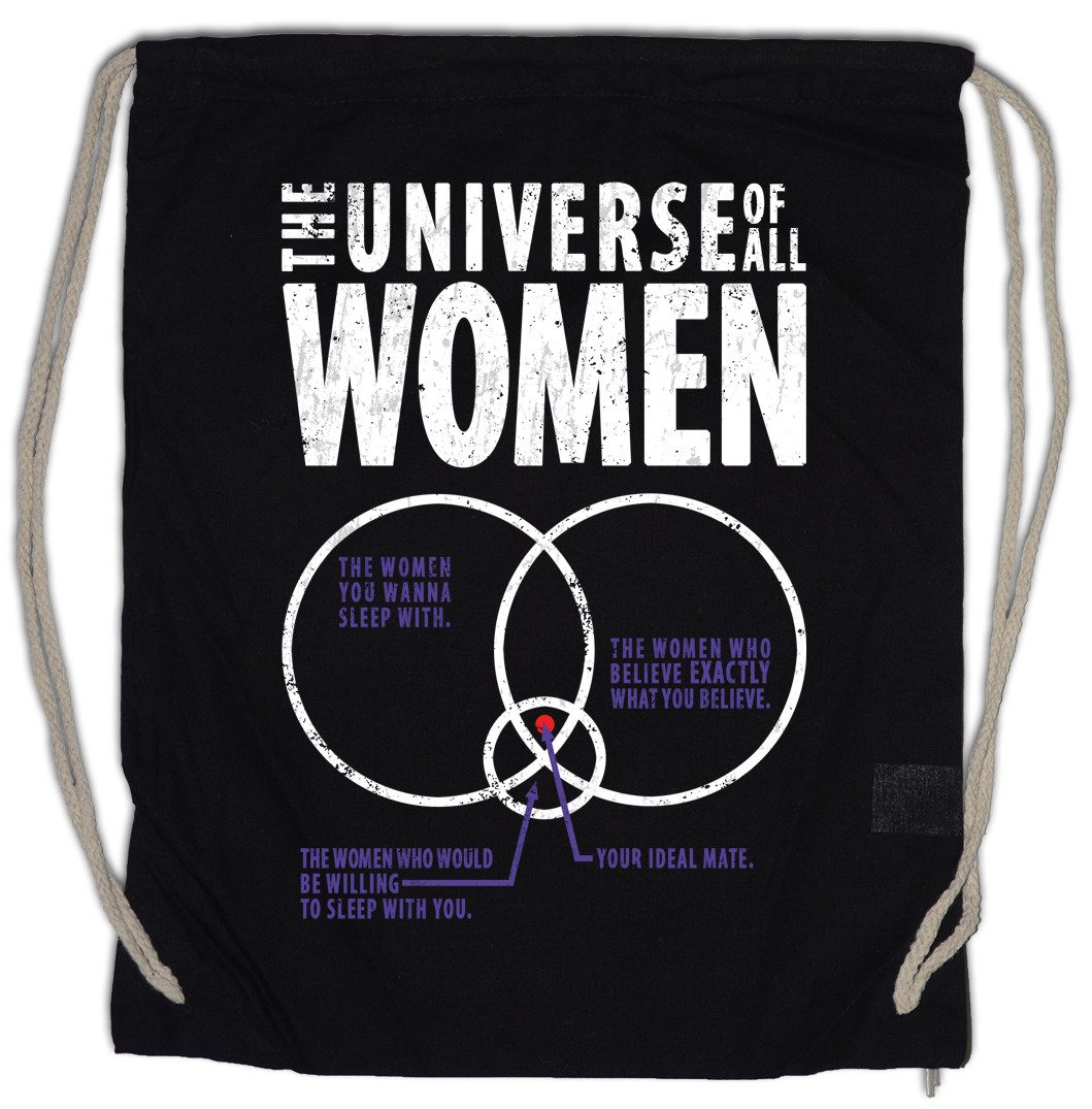 Turnbeutel The Universe Of Women Logo II Turnbeutel Big Comedy TV TBBT Bang Humor