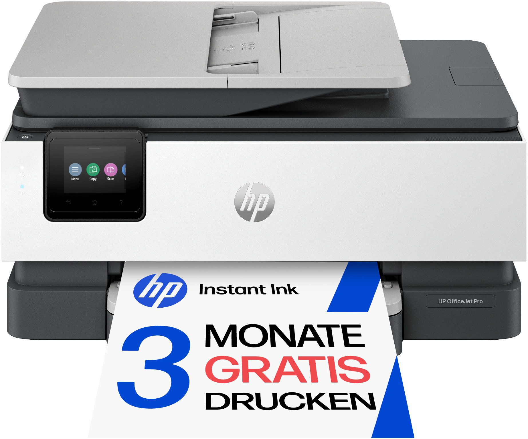 HP OfficeJet Pro 8122e Multifunktionsdrucker, (WLAN (Wi-Fi), Bluetooth, LAN (Ethernet), Wi-Fi Direct, 3 Monate gratis* drucken mit Instant Ink)