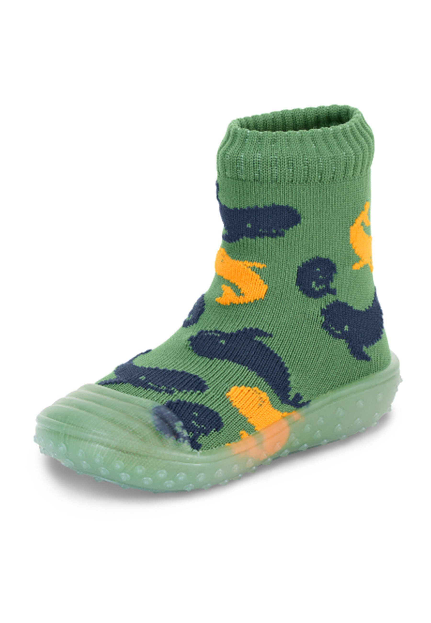 Sterntaler® Basicsocken Adventure-Socks Wale Adventure-Socks - Adventure Socks mit Wal Motiv grün- Abenteuersocken, Kinder Шкарпеткиschuhe mit transparenter Gummisohle - Adventure Шкарпетки - schnelltrocknend