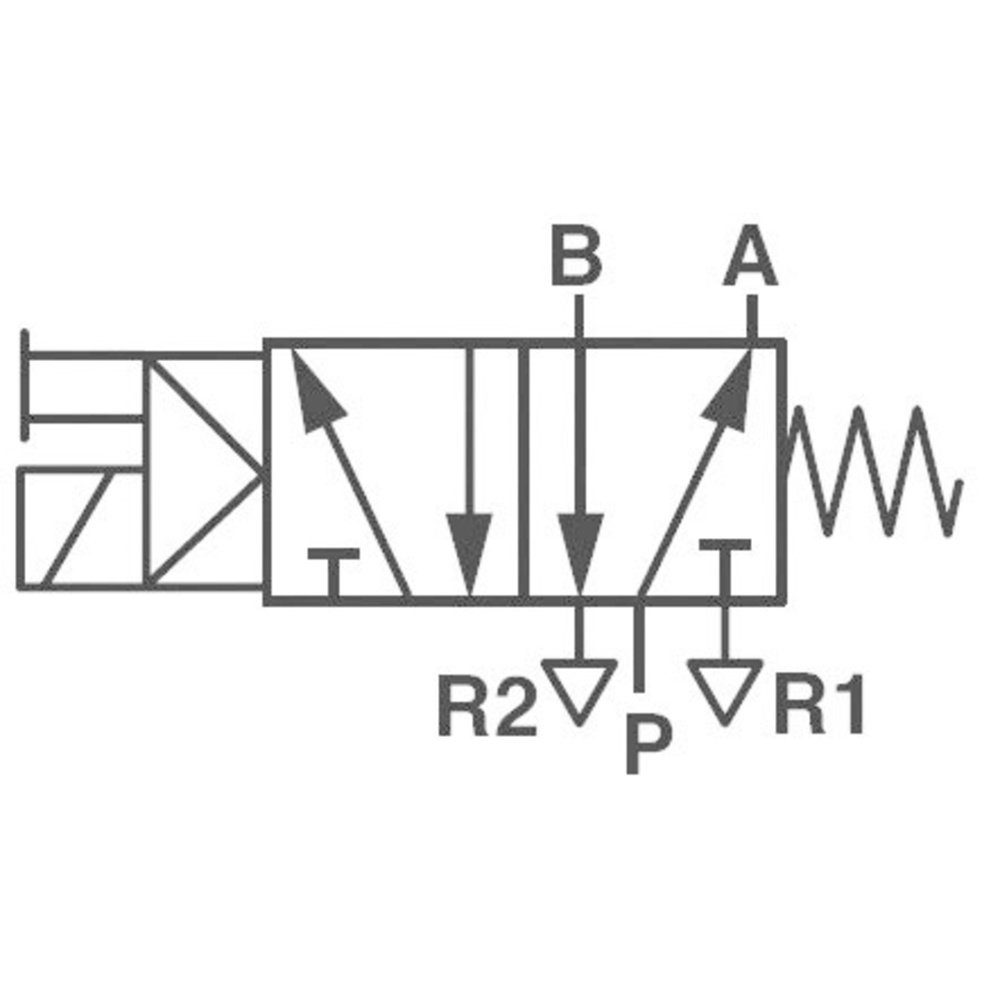 IMI NORGREN Druckluftgeräte-Set IMI NORGREN Mechanischbetätigtes Pneumatik-Ventil V51B517A-A213J 24 V