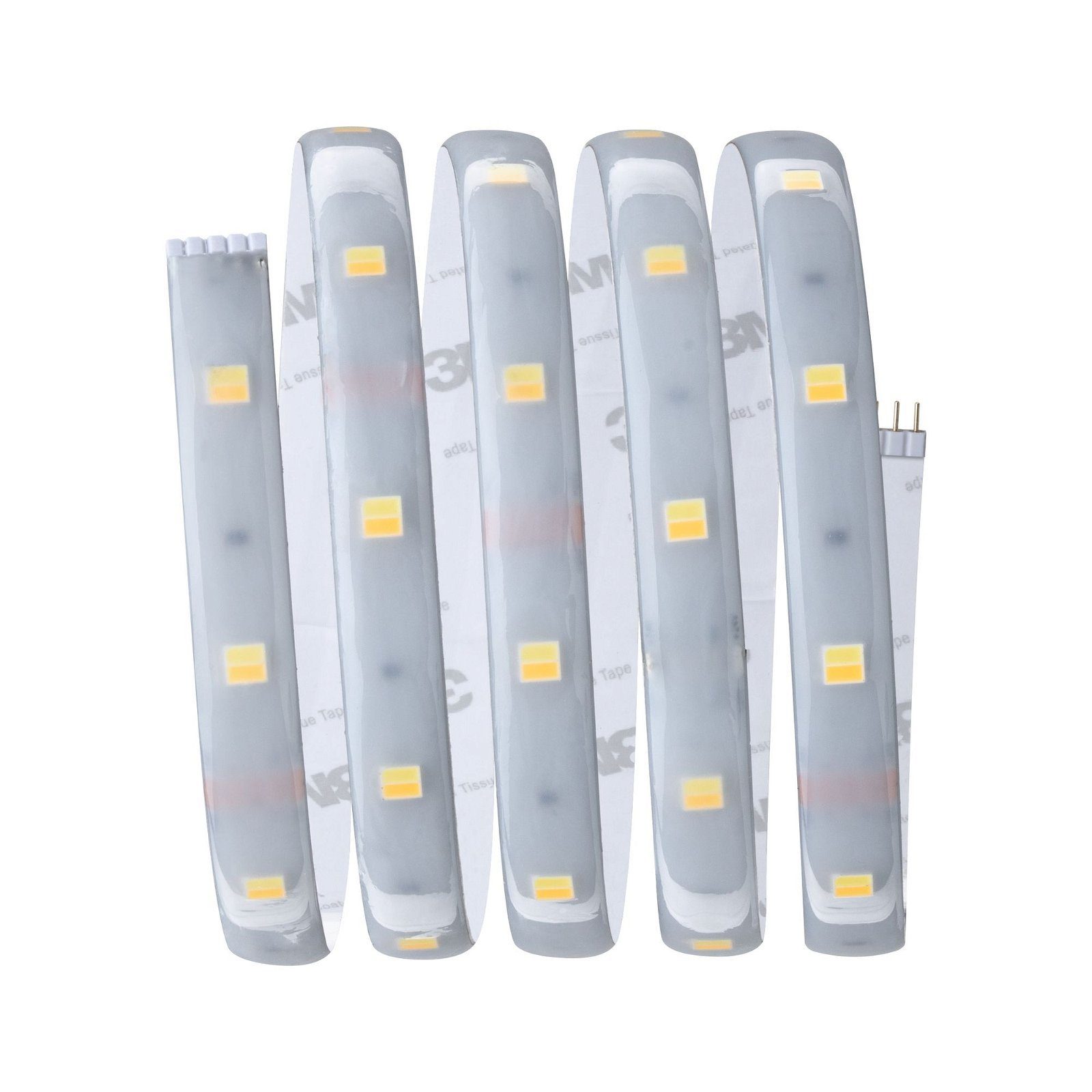 Paulmann LED-Streifen MaxLED 250 Basisset 1,5m 2700-6500K 5,5W 230/24V 24VA Silber, 1-flammig, IP44 Cover TunableWhite