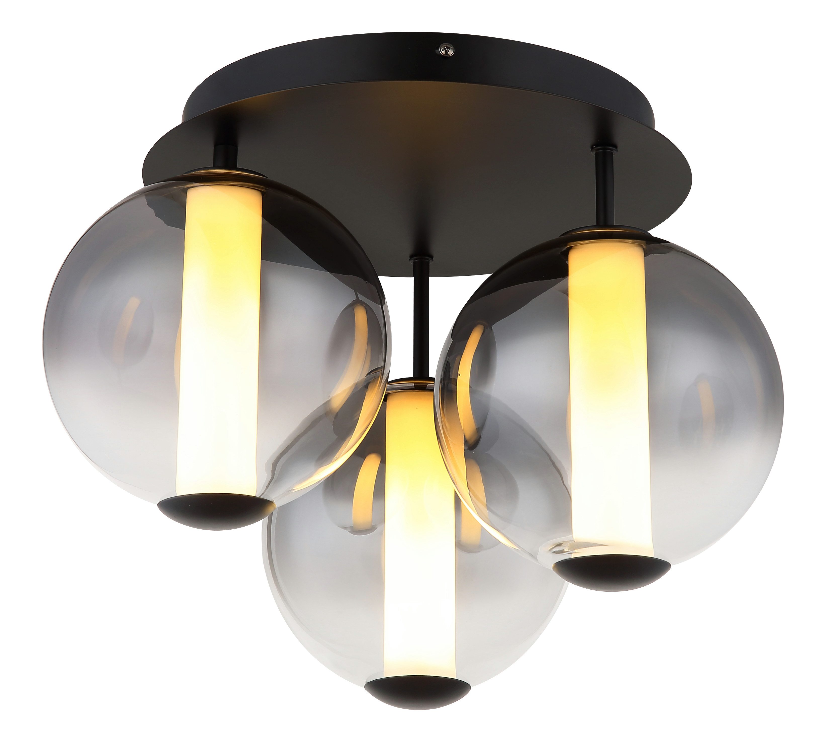 GLOBO LIGHTING Deckenleuchte LACY, LED fest integriert, Warmweiß, Deckenlampe Wohnzimmer-Leuchte Schlafzimmer-Leuchte Flur Küche