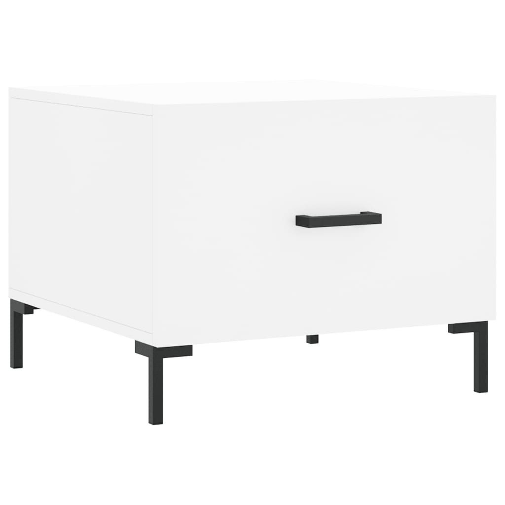 vidaXL Couchtisch Couchtisch Weiß 50x50x40 cm günstig online kaufen