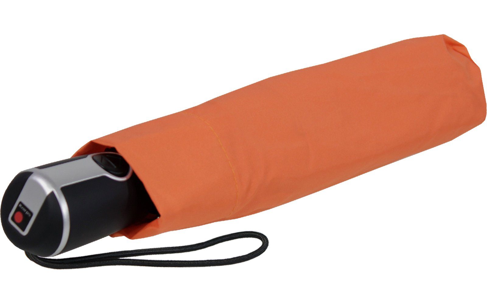Knirps® Taschenregenschirm Large große, stabile mit Auf-Zu-Automatik, der Begleiter orange Duomatic