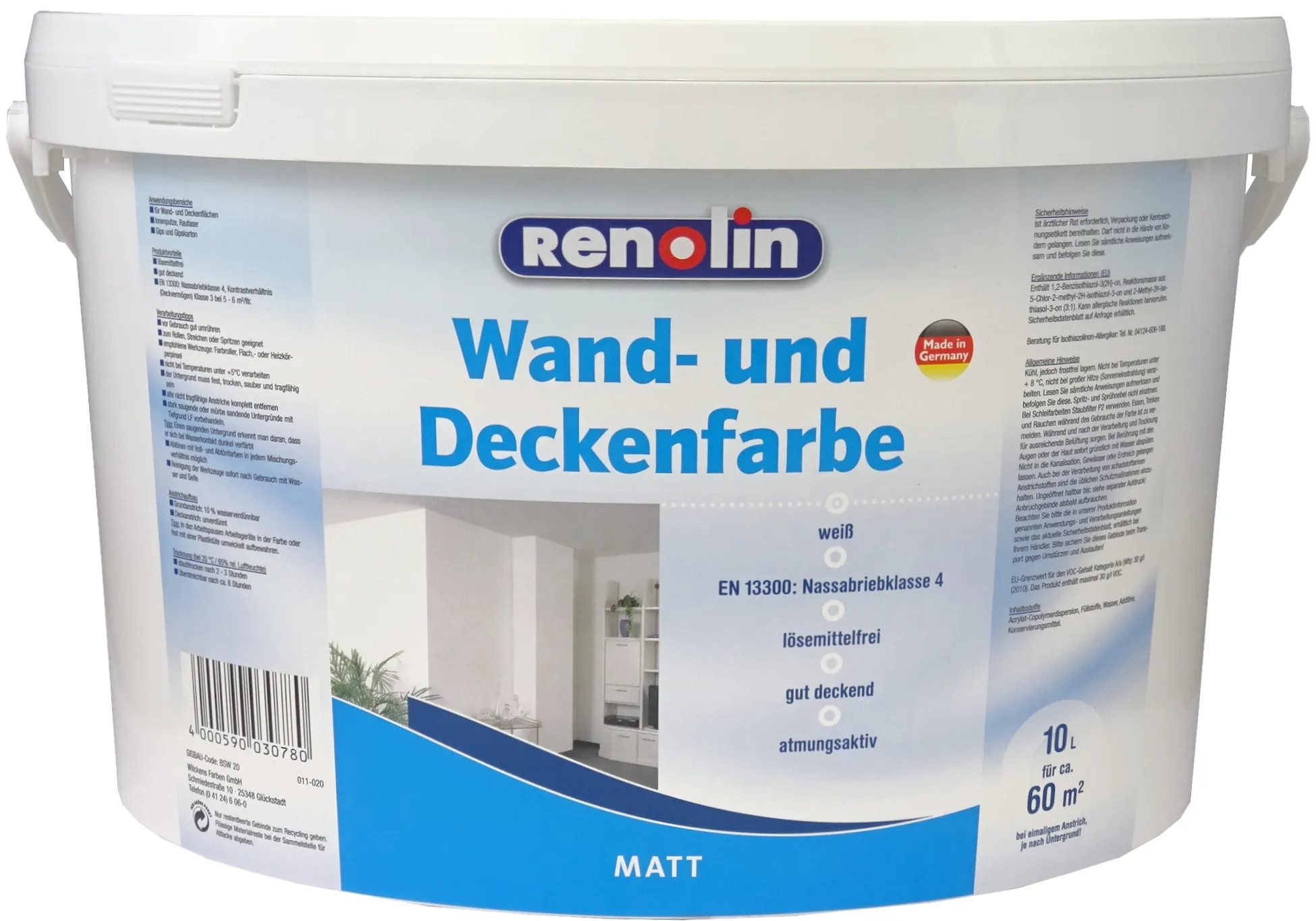 Wand- und Deckenfarbe Renolin Wand- und Deckenfarbe