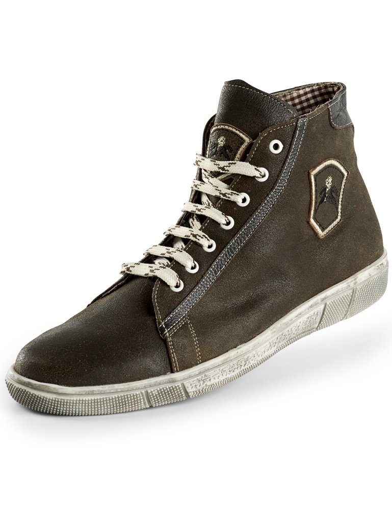 Braun "Marinus", Herren Maddox Leder Sneaker Trachtenschuhe Bernstein