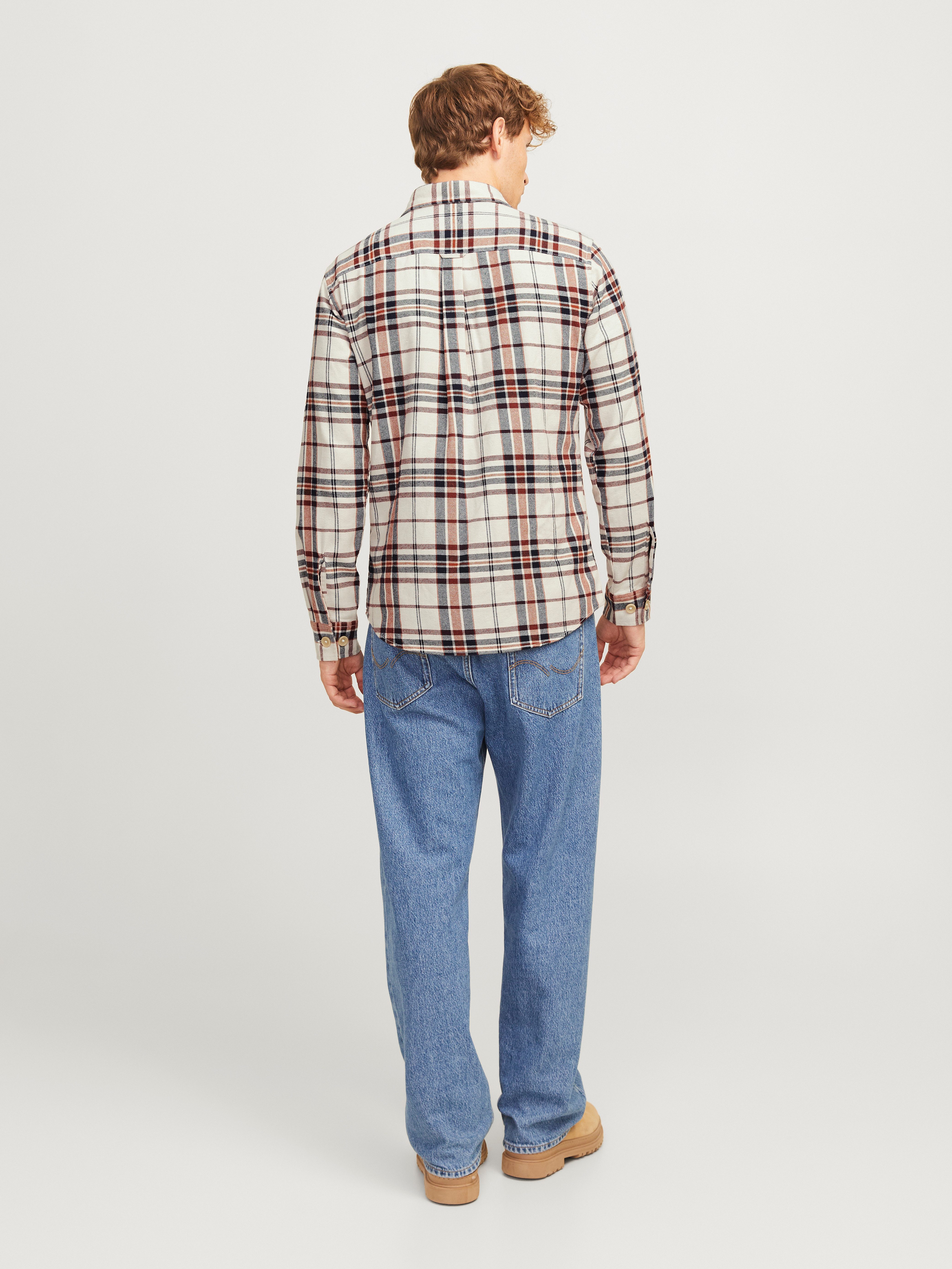 Jack & Jones Langarmhemd JJEDARREN OVERSHIRT LS NOOS