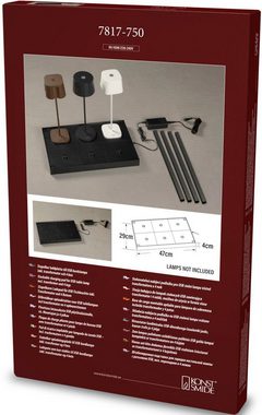 KONSTSMIDE LED Tischleuchte Ladestation, Ladestation für USB-Tischleuchten inkl. Transformator