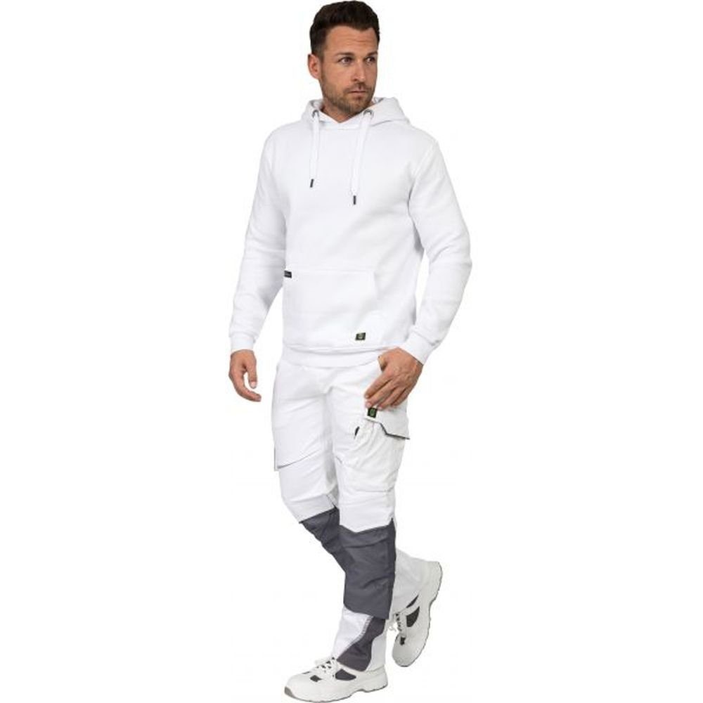 Unisex Hoodie Leibwächter weiß Hoodie FlexQ