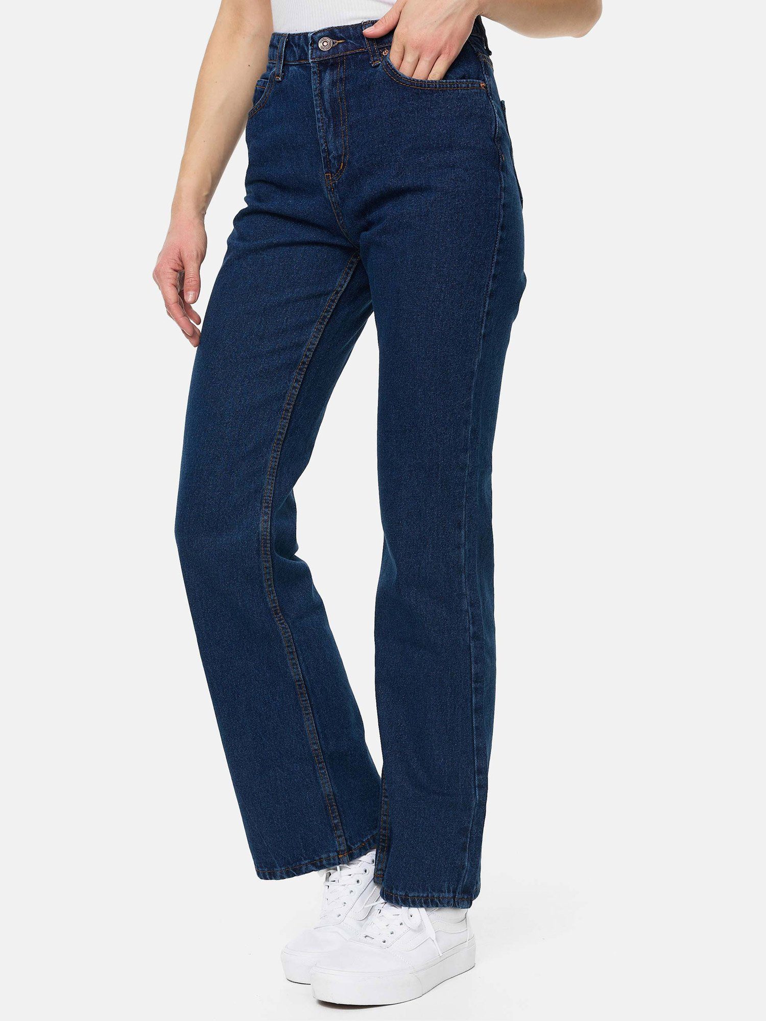 Tazzio Bootcut-Jeans F128 Damen Jeans Hose Jeanshose