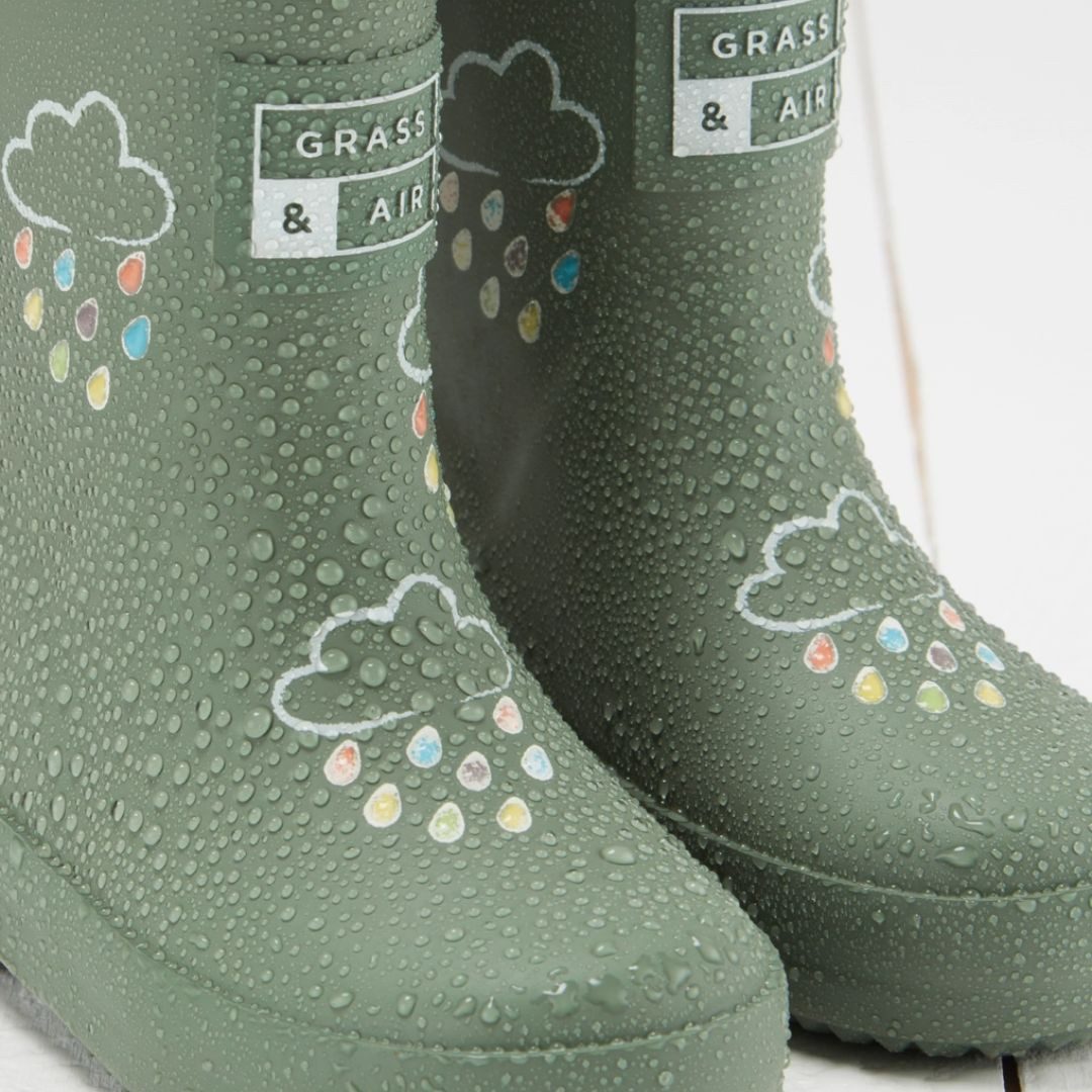 suebidou Gummistiefel für Kinder mit wechselnden Farben und Winterplüsch Inlay Gummistiefel warm, wasserabweisend, mit Farbeffekt