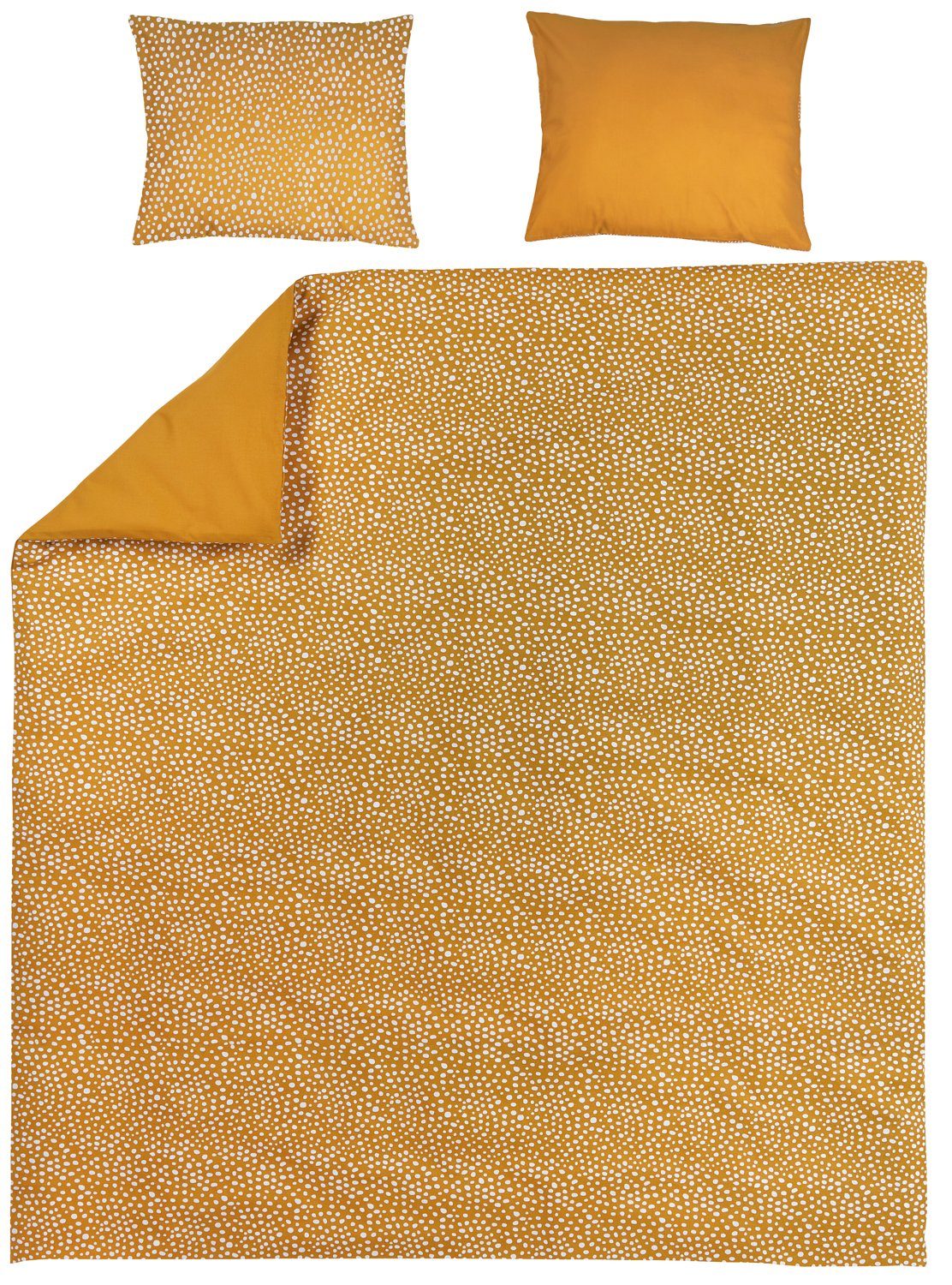 Meyco Home Bettbezug Cheetah, Uni Honey günstig online kaufen