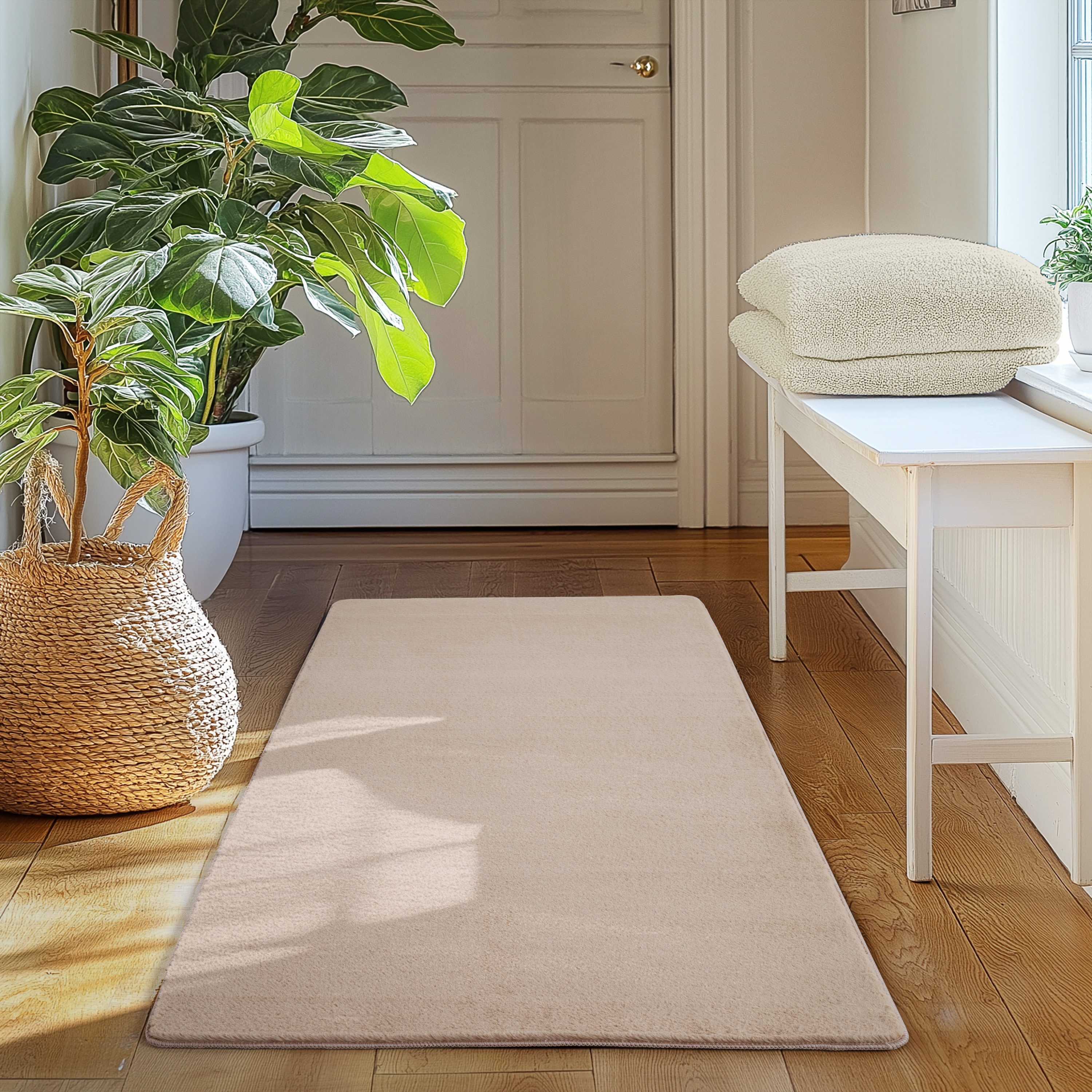 SIMPEX24 Teppich Unicolor - Einfarbig, Läufer, Höhe: 11 mm, Perfekt geeigne günstig online kaufen