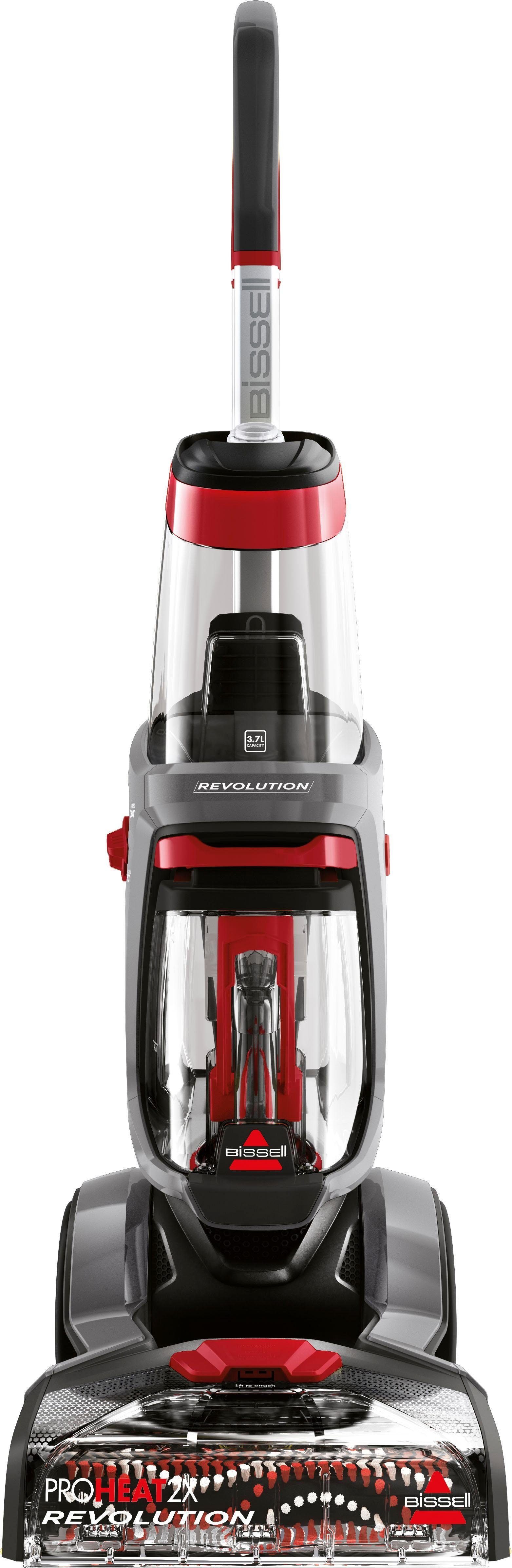 Bissell Wasch-Sauger 1858N, Revolution 2x ProHeat, Heatwave Technologie, 800 W, beutellos, Dual-Tank, reinigt Flecken auf Teppichboden, Polster, Treppe