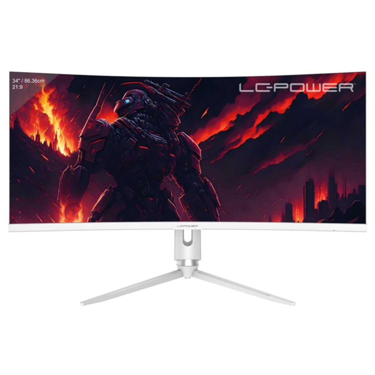 LC-Power LC-M34-QC-PRO TFT-Monitor