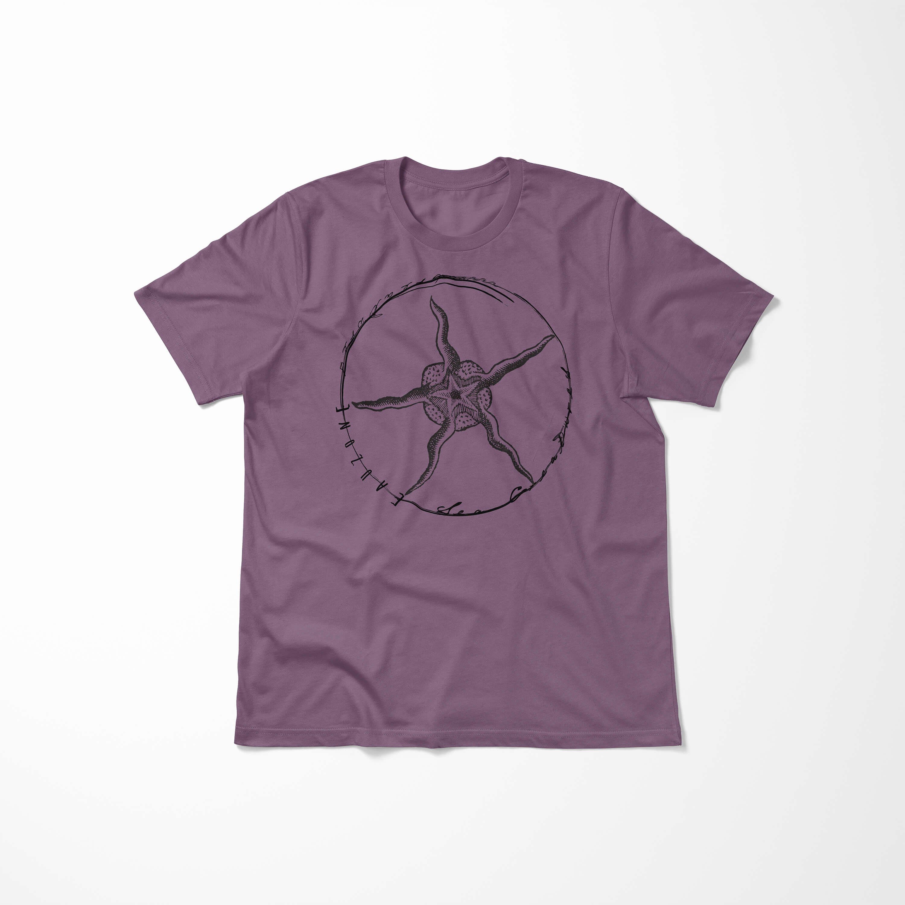 - Sea feine Sinus Schnitt Tiefsee Fische Struktur Creatures, T-Shirt Serie: / Art sportlicher Sea und Shiraz 019 T-Shirt