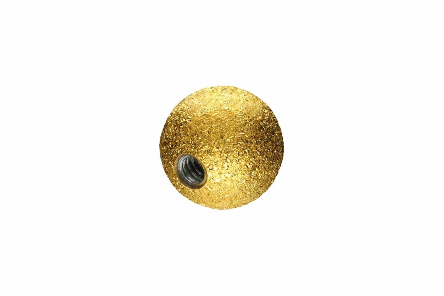 PIERCINGLINE Piercing-Set Chirurgenstahl Schraubkugel DIAMANTOPTIK (Schraub-Aufsätze, 1-tlg)