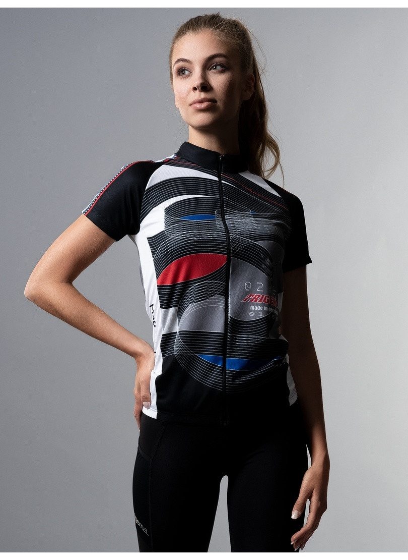 Trigema Poloshirt TRIGEMA Fahrradjacke aus atmungsaktivem Material (1-tlg)