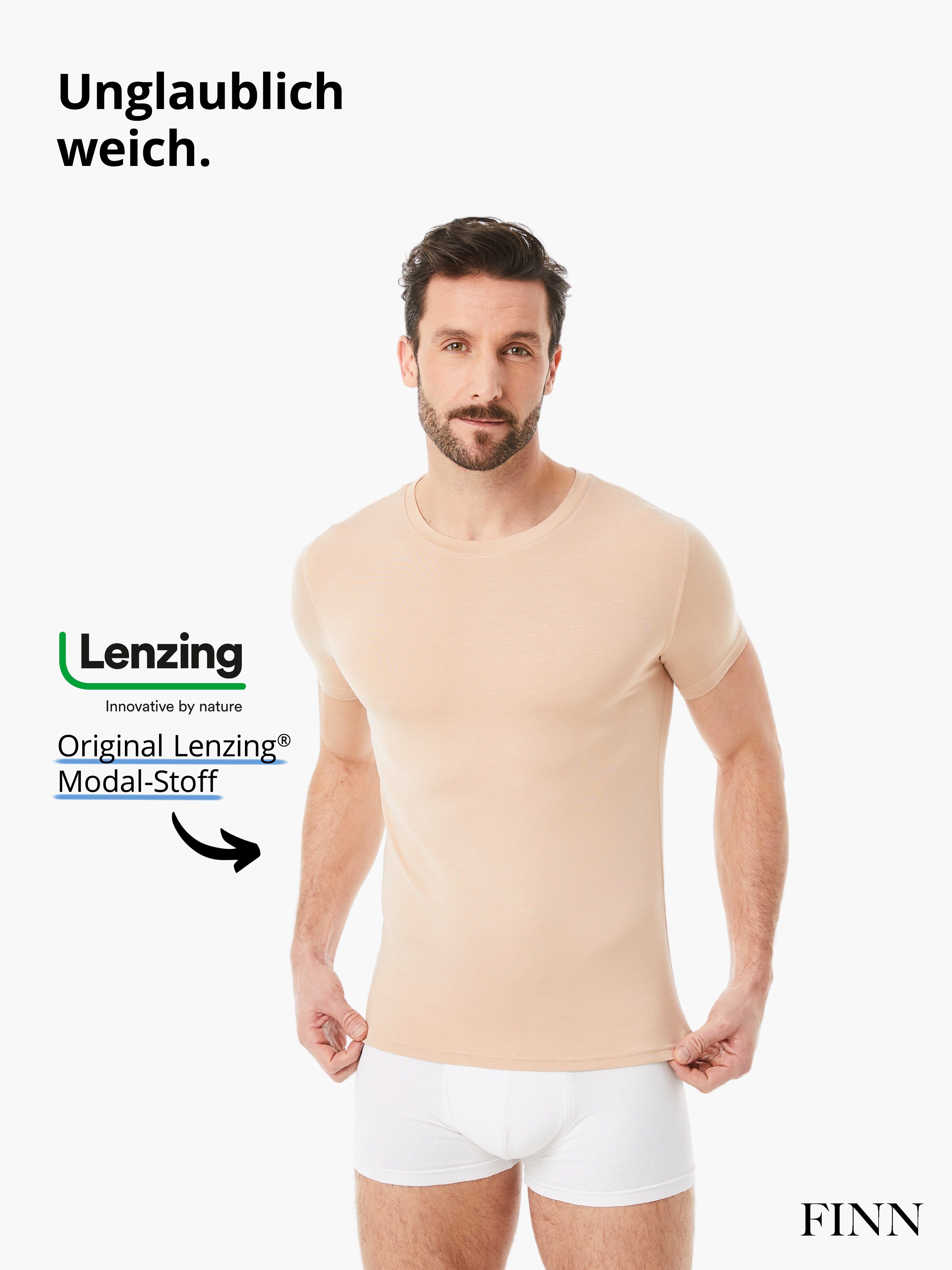 FINN Design Unterhemd Business Unterziehshirt Herren Kurzarm mit Rundhals-A günstig online kaufen