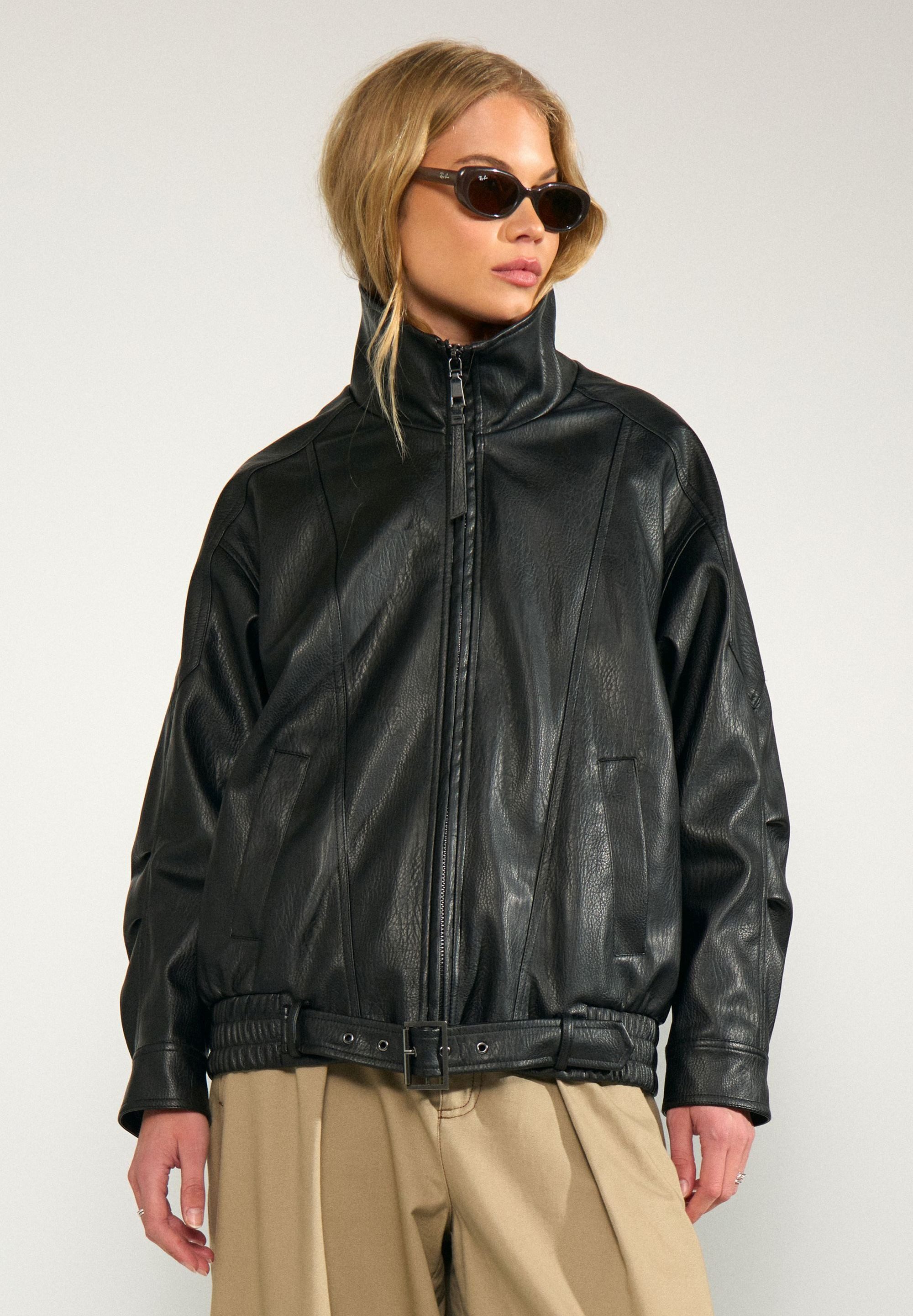 nümph Funktionsjacke NUBIKA OVERSIZE PU JACKET