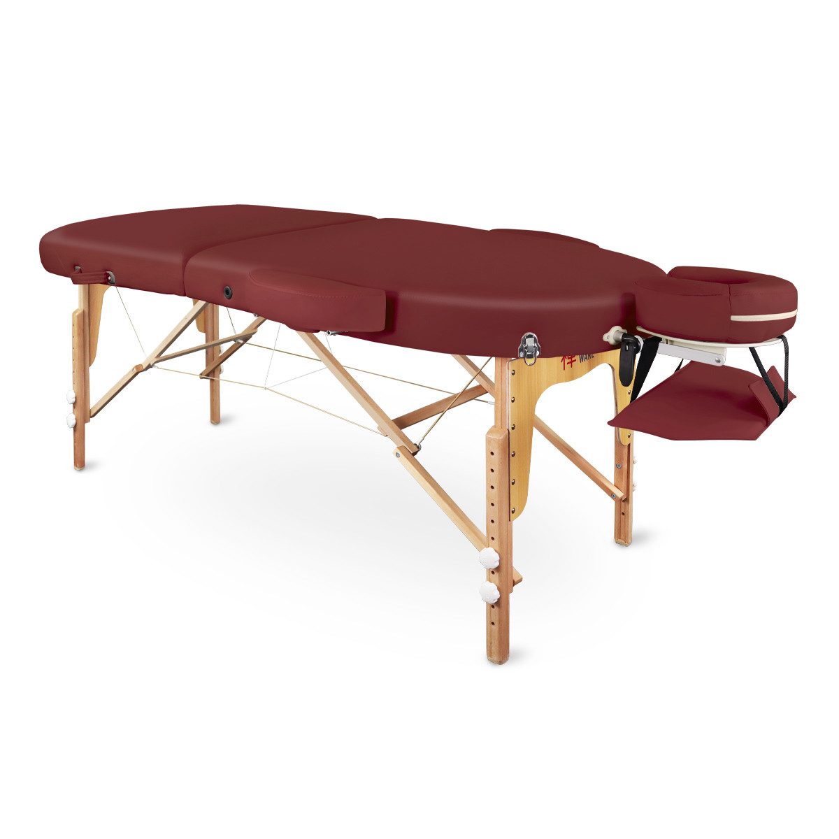 ZEN MASSAGE WARE Massageliege Massageliege Zen Oval Burgund (1-St)
