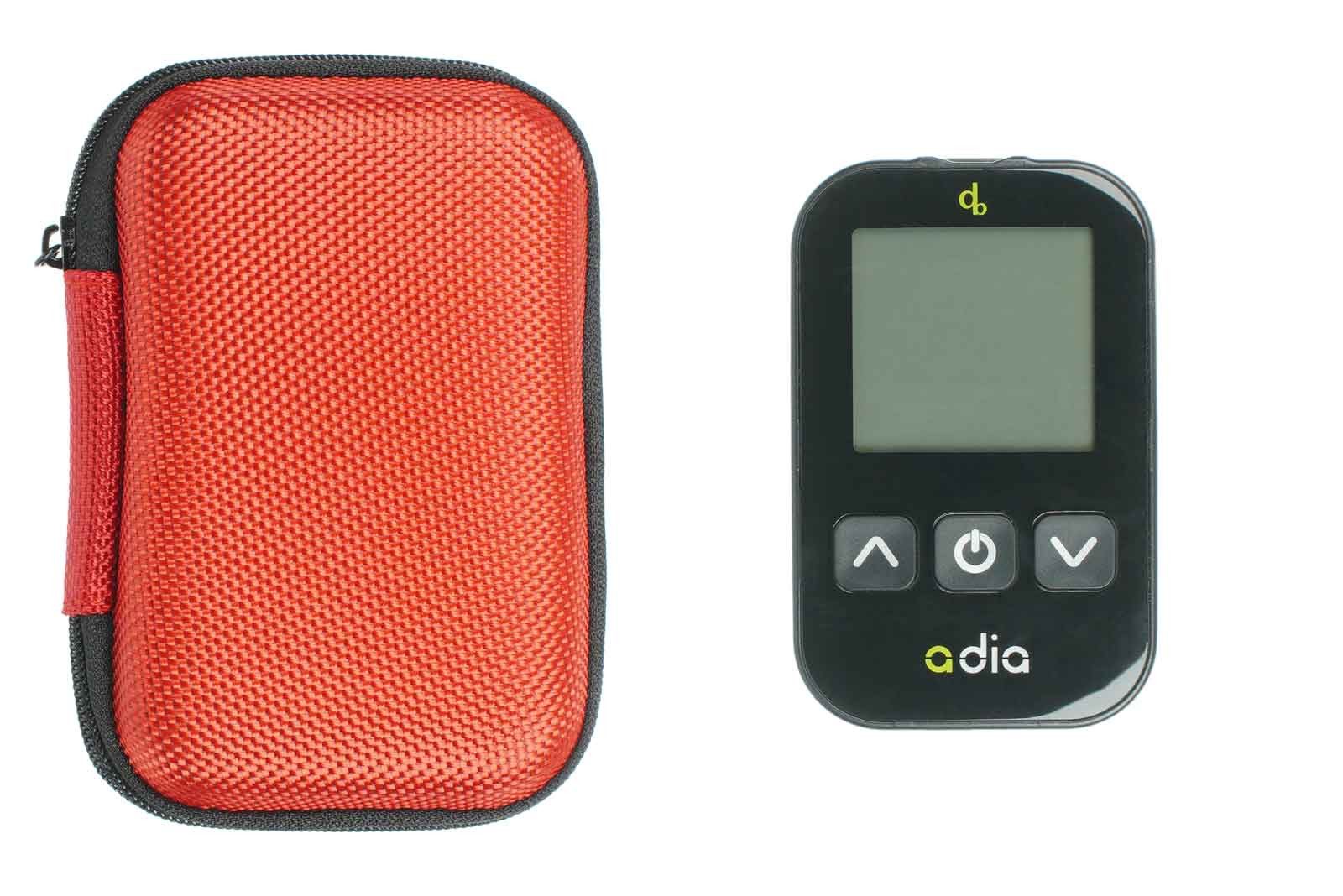 caseroxx Blutzuckermessgerät Blutzuckermessgerät Tasche für Adia